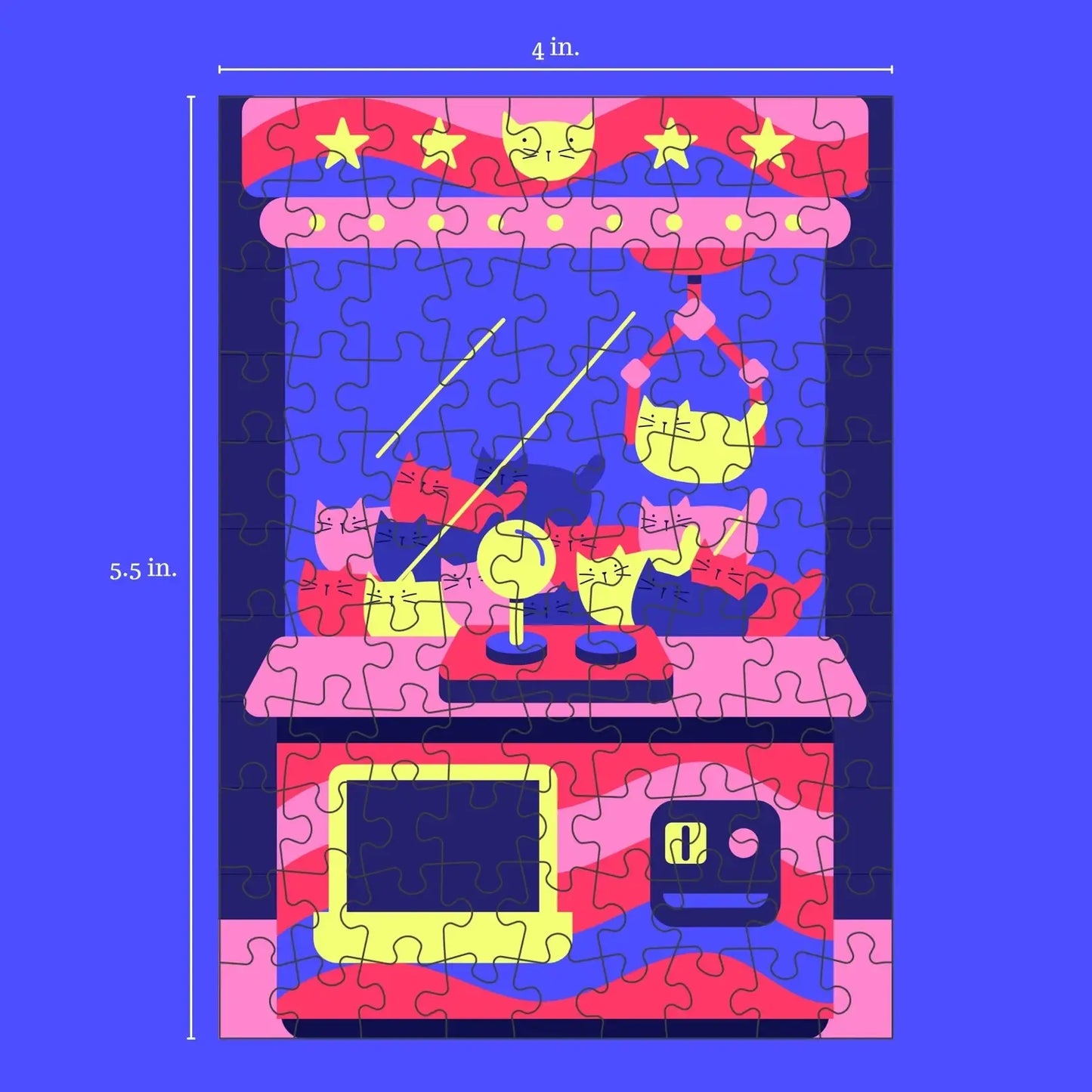 Claw Machine 99 Piece Mini Jigsaw Puzzle Puzzledly