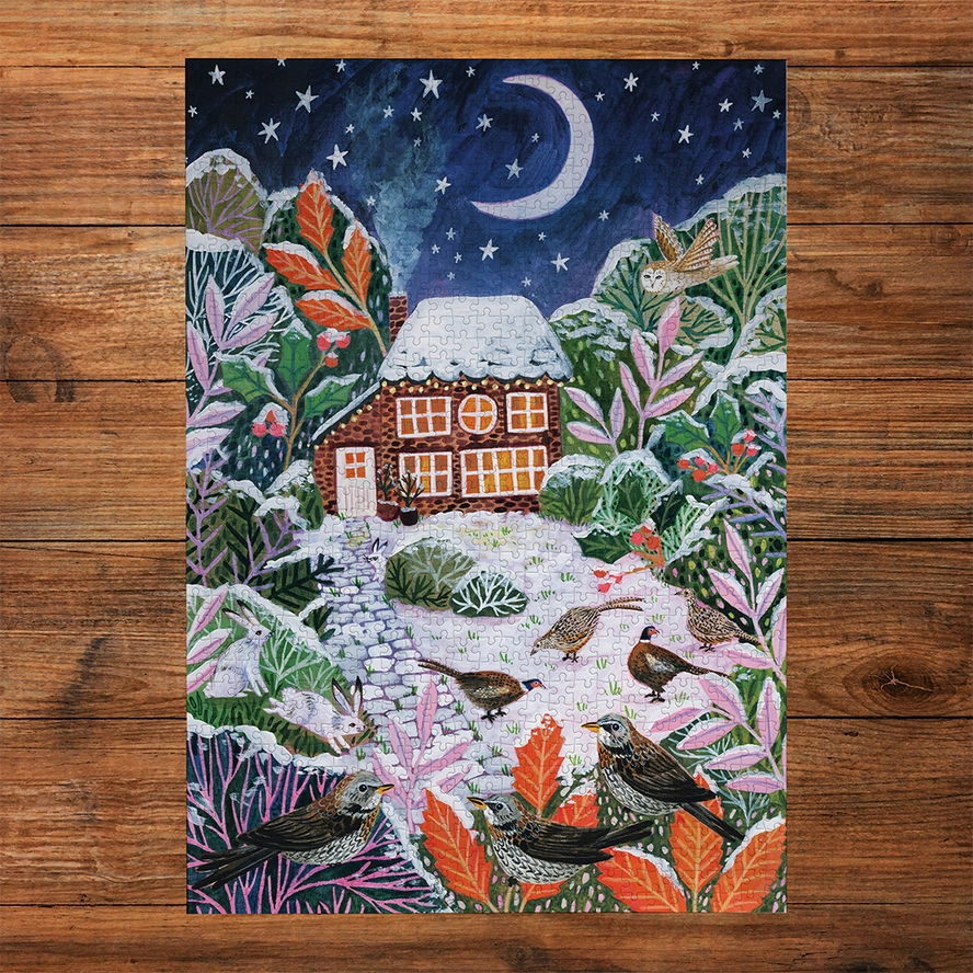 Frosty Fauna Set of 3 500 Piece Jigsaw Puzzle Gibsons