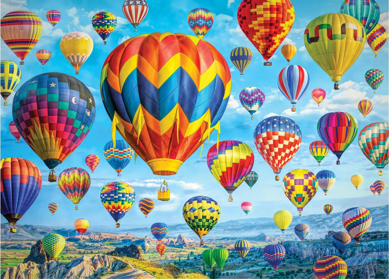 Balloons in Flight 1000 Piece Jigsaw Puzzle Peter Pauper