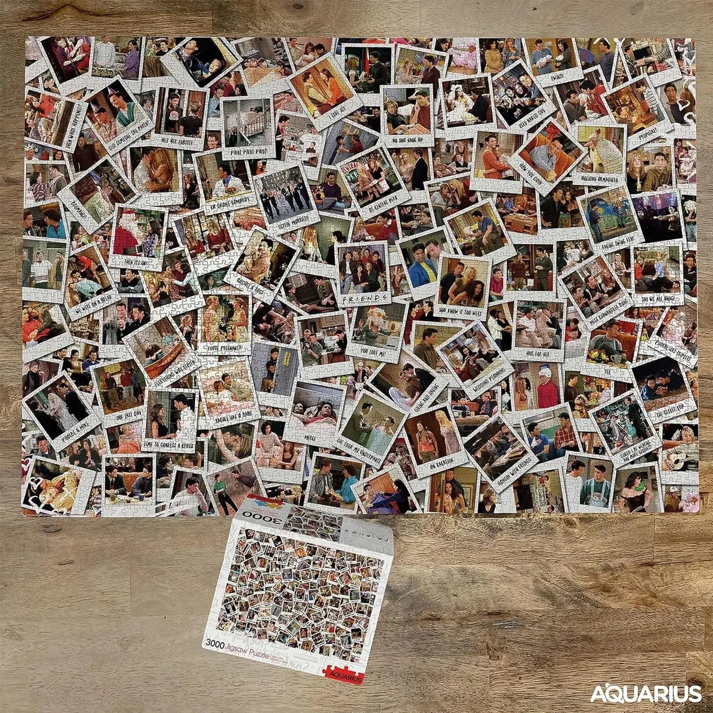 Friends Photo Collage 3000 Piece Jigsaw Puzzle Aquarius