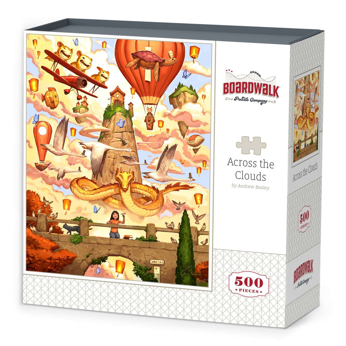 Across the Clouds 500 Piece Jigsaw Puzzle Boardwalk