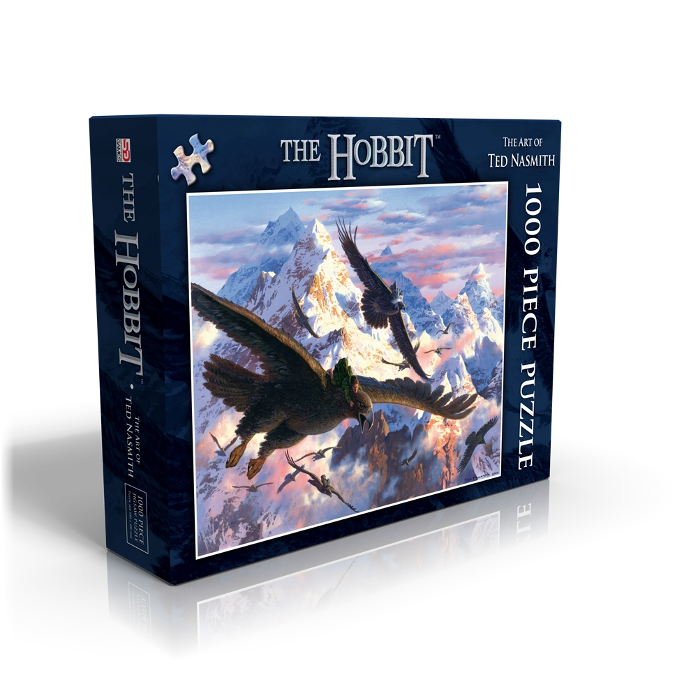 The Hobbit Bilbo & the Eagles 1000 Piece Jigsaw Puzzle Kosmos