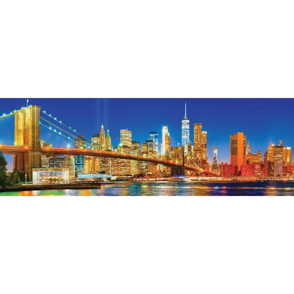 Brooklyn Bridge New York City 1000 Piece Panoramic Jigsaw Puzzle MasterPieces