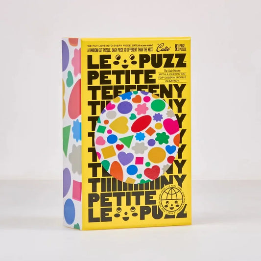 Cutie 81 Piece Round Jigsaw Puzzle Le Puzz