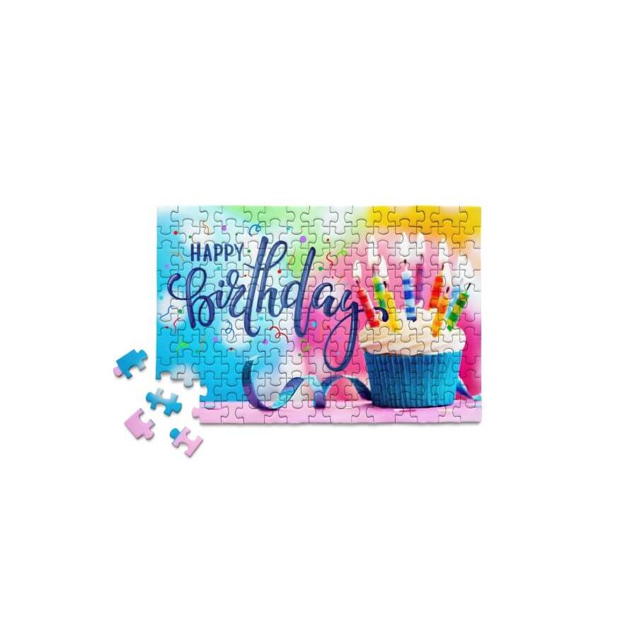Happy Birthday Cupcake 150 Piece Mini Jigsaw Puzzle Micro Puzzles