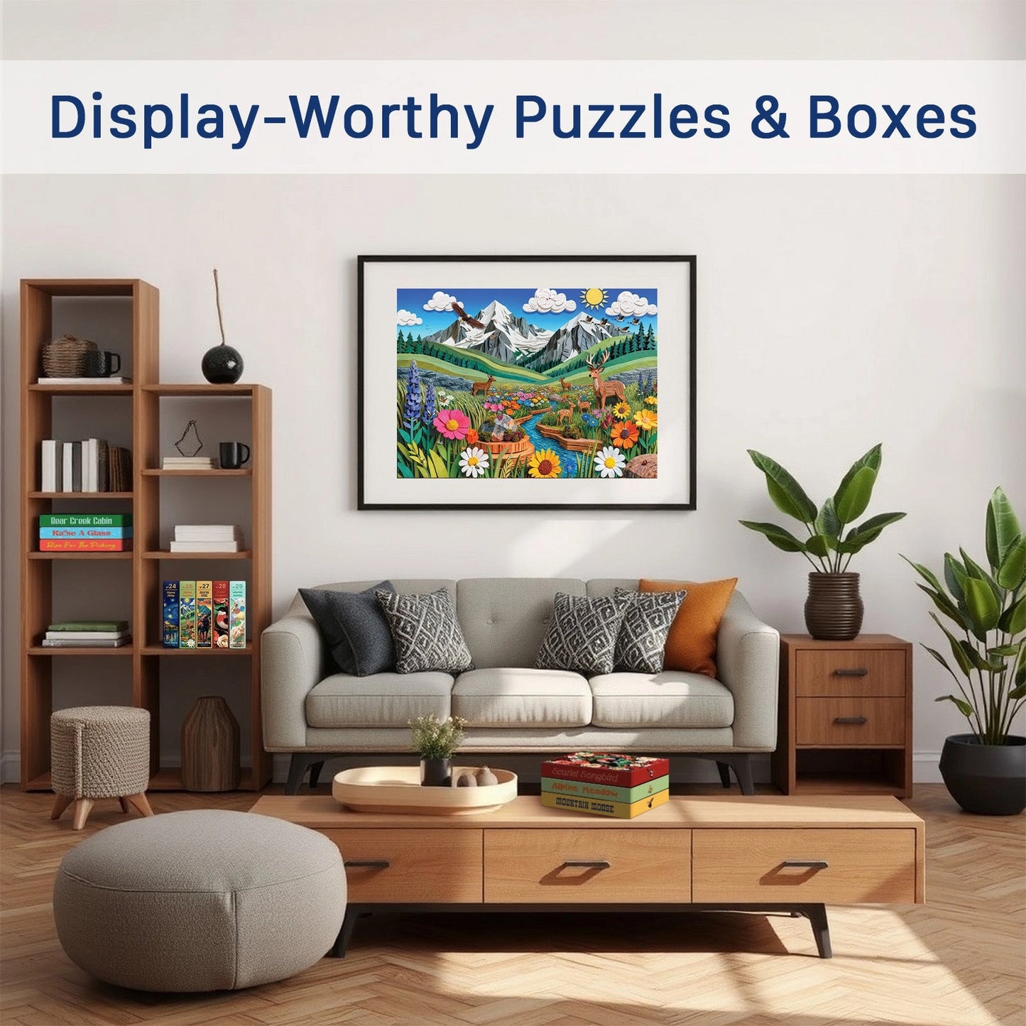 Alpine Meadow 500 Piece Jigsaw Puzzle Final Piece