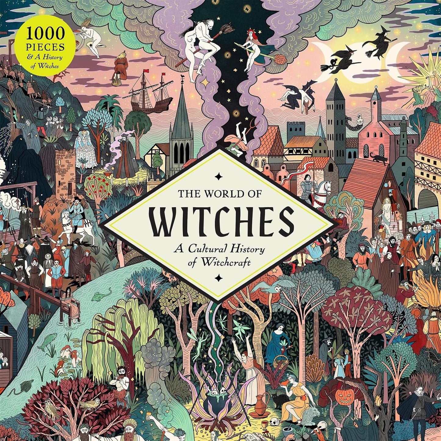 The World of Witches 1000 Piece Jigsaw Puzzle Laurence King