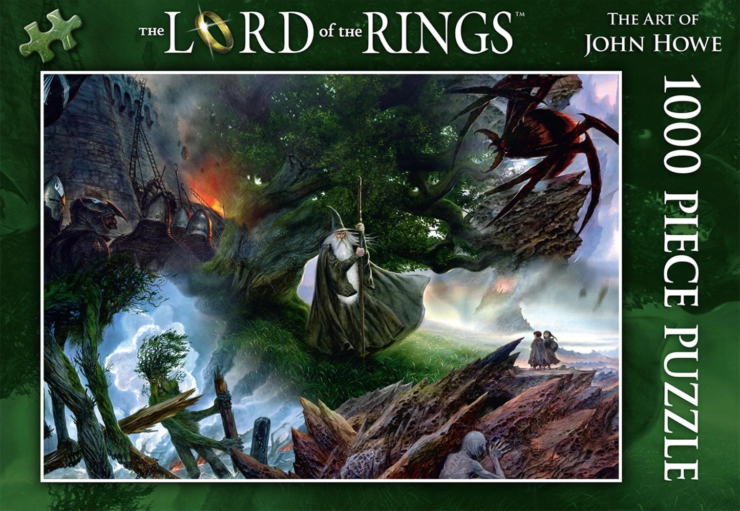 The Lord of the Rings Collage by John Howe 1000 Piece Jigsaw Puzzle Kosmos