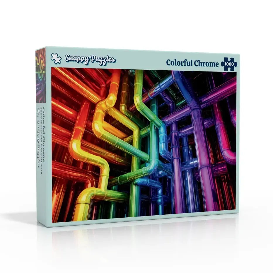 Colorful Chrome 1000 Piece Jigsaw Puzzle Snappy