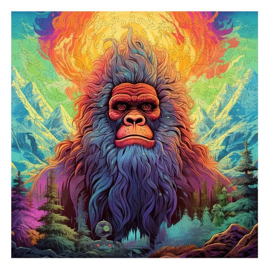 Yeti Yonder 300 Piece Wooden Jigsaw Puzzle Trippy
