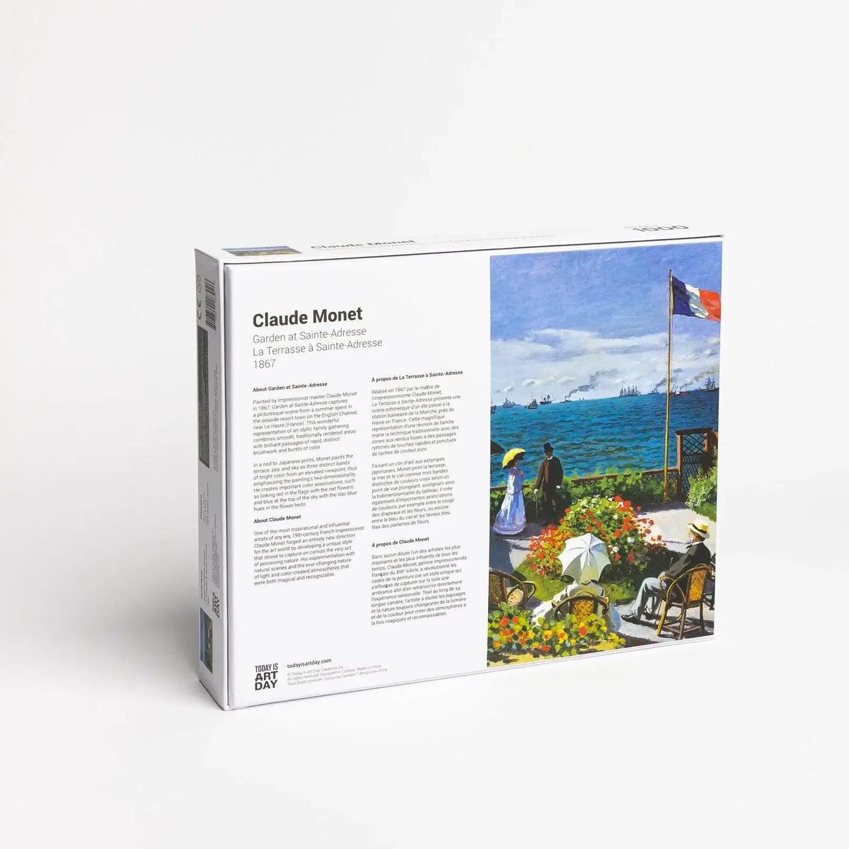 Garden At Sainte-Adresse by Monet 1000 Piece Jigsaw Puzzle TIAD