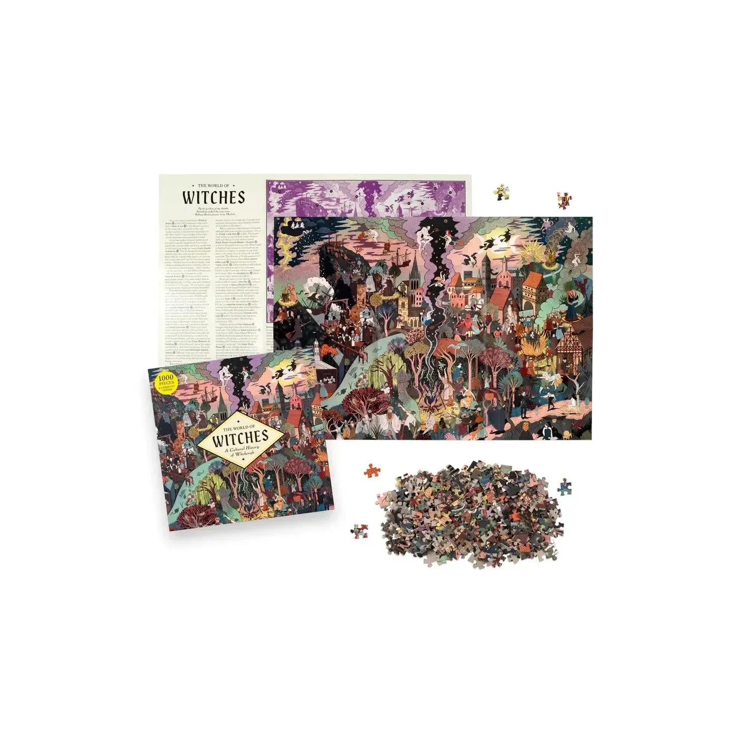 The World of Witches 1000 Piece Jigsaw Puzzle Laurence King