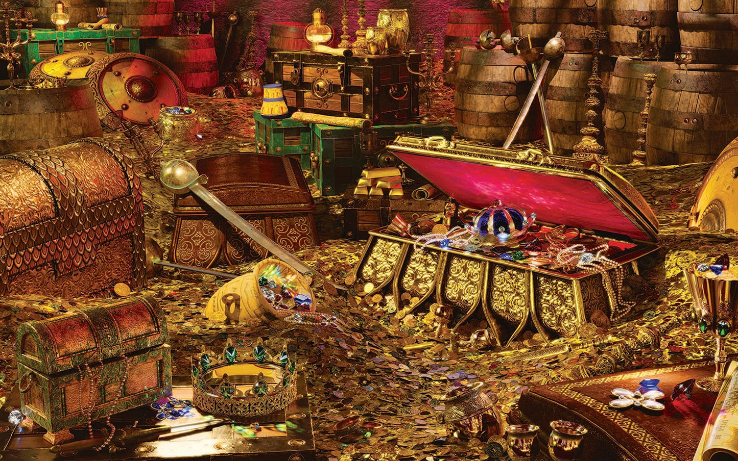 Blackbeard's Bounty 1000 Piece Jigsaw Puzzle Toynk