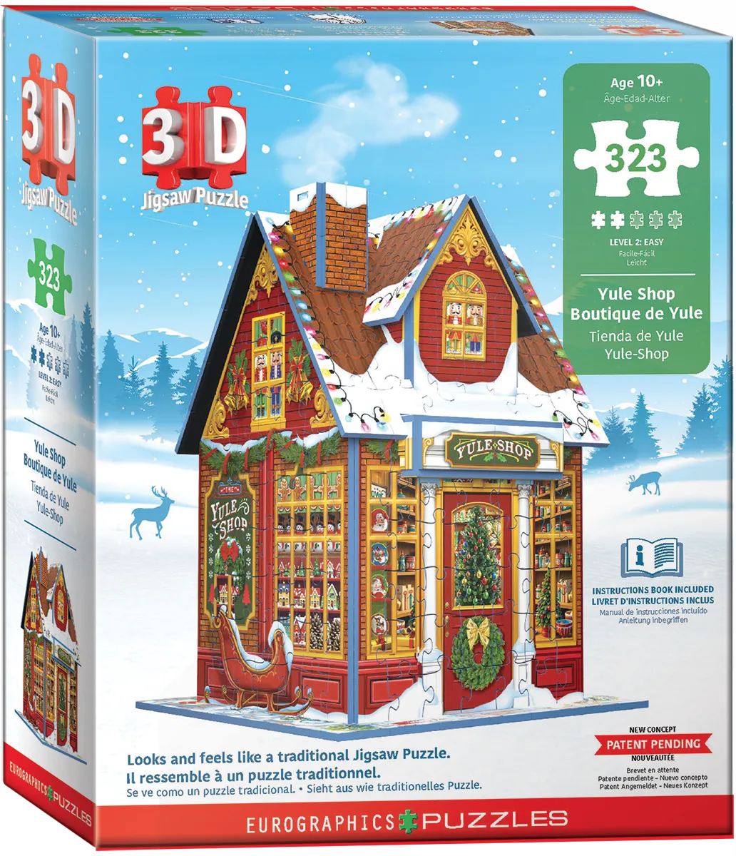 Yule Shop 323 Piece 3D Jigsaw Puzzle Eurographics