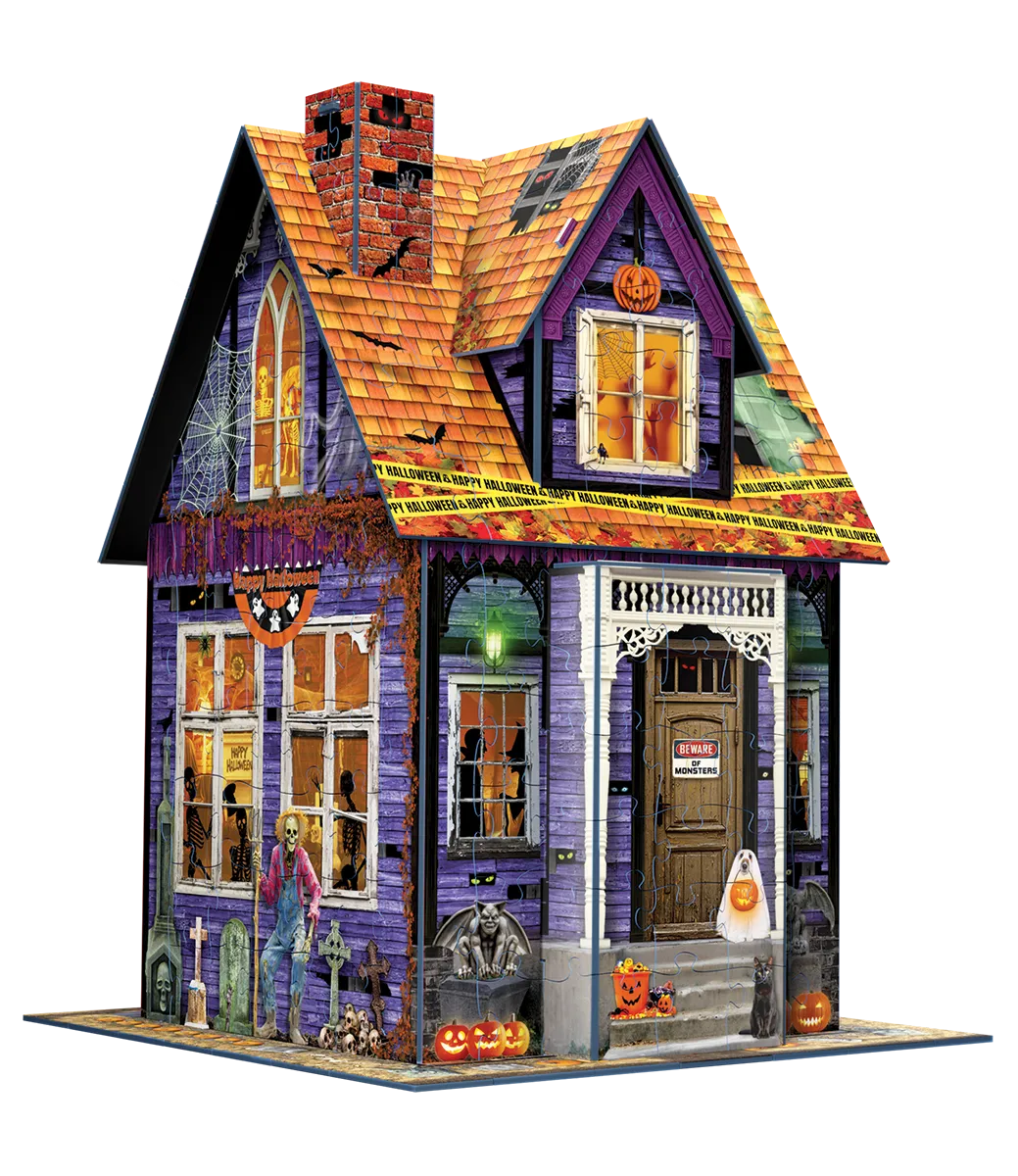 Spooky House 339 Piece 3D Jigsaw Puzzle Eurographics