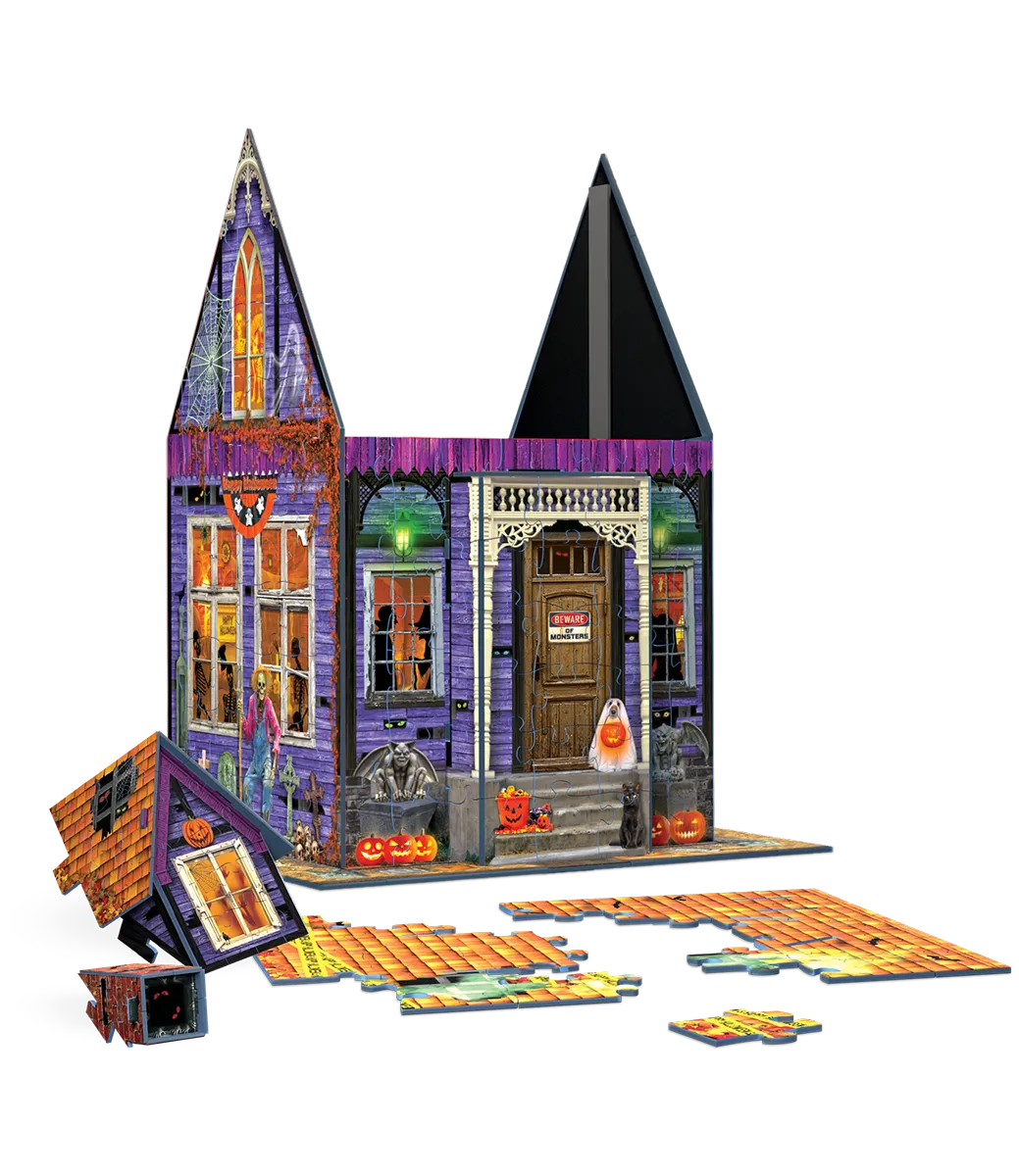 Spooky House 339 Piece 3D Jigsaw Puzzle Eurographics