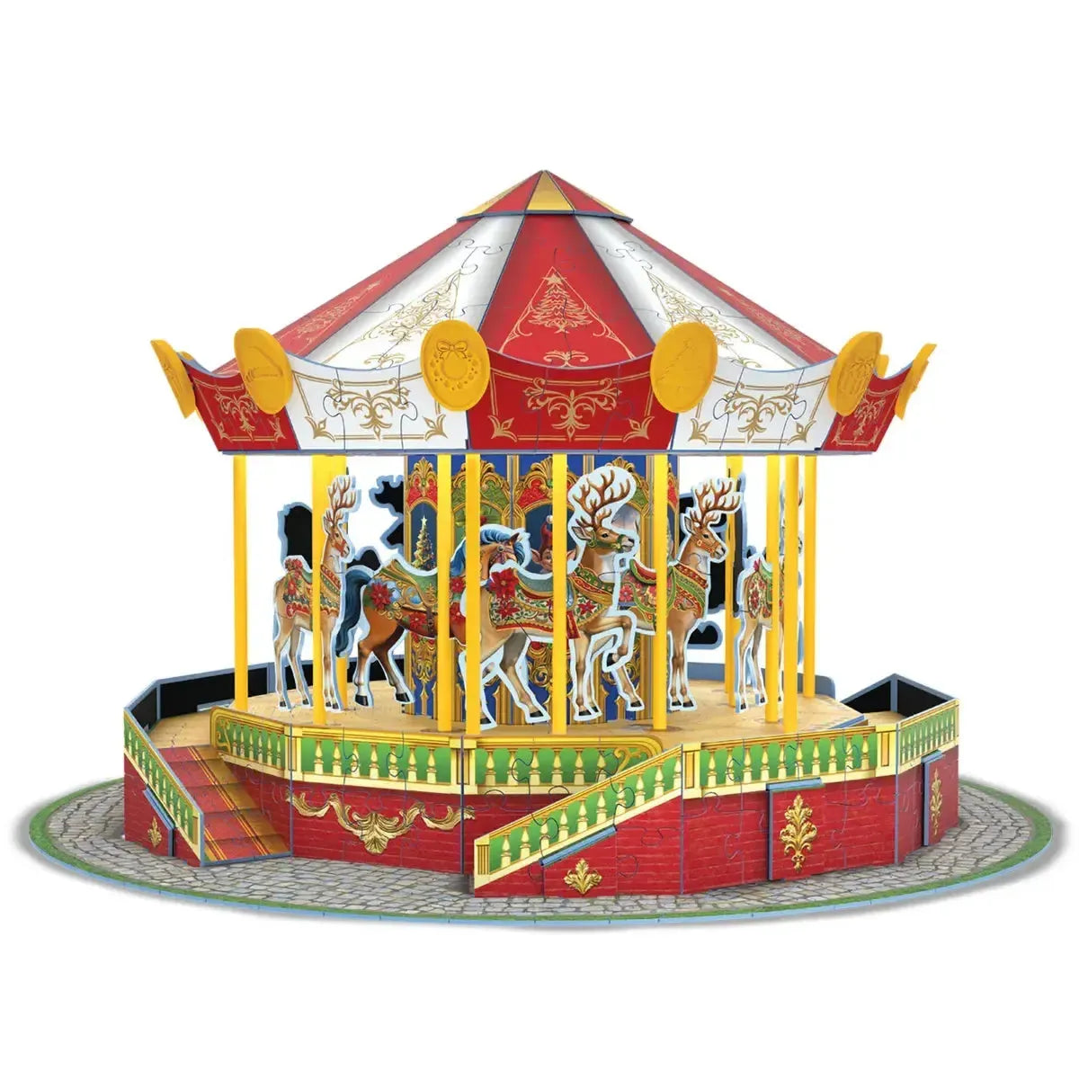 Christmas Carousel 758 Piece 3D Jigsaw Puzzle Eurographics