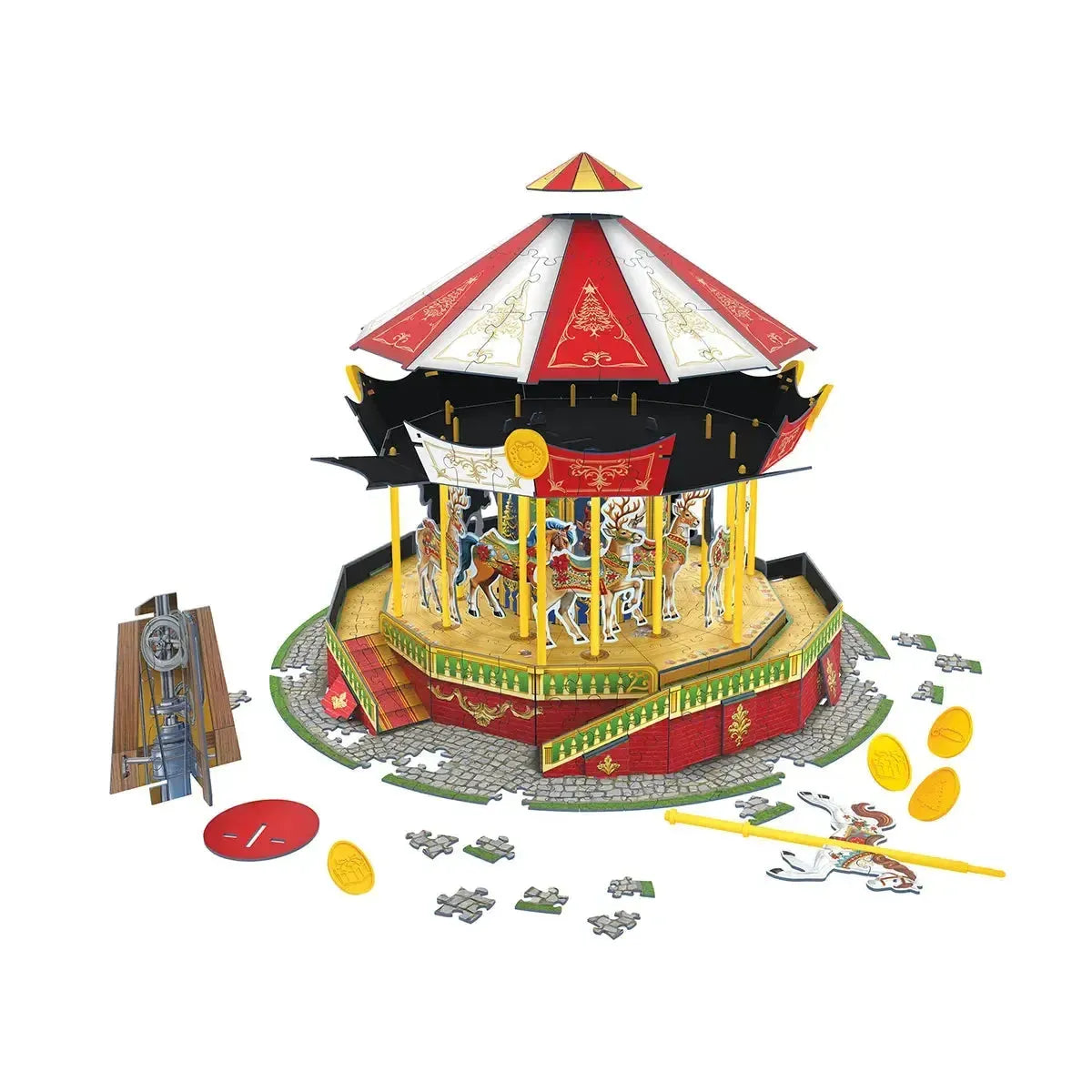 Christmas Carousel 758 Piece 3D Jigsaw Puzzle Eurographics