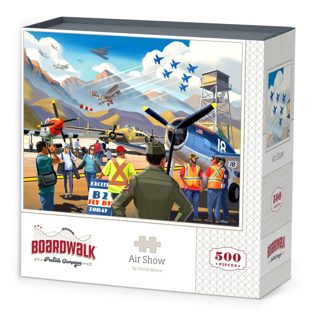 Air Show 500 Piece Jigsaw Puzzle Boardwalk