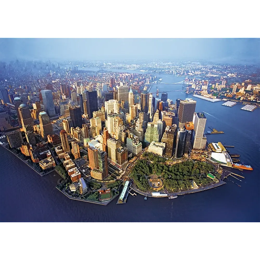New York City Aerial View 1000 Piece Panoramic Jigsaw Puzzle Trefl