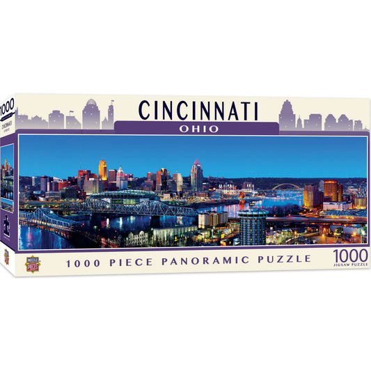 Cincinnati Ohio 1000 Piece Panoramic Jigsaw Puzzle MasterPieces