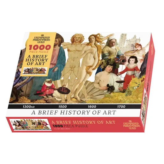 A Brief History of Art 1000 Piece Panoramic Jigsaw Puzzle UPG