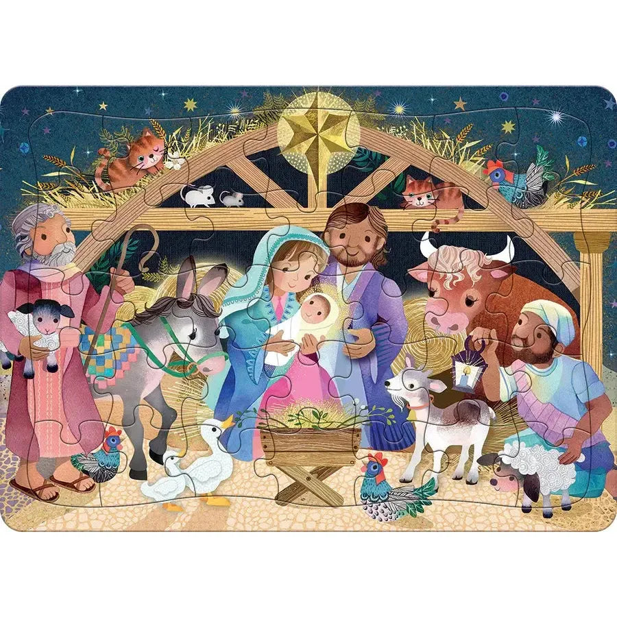 A Child is Born 35 Piece Tray Jigsaw Puzzle Cobble Hill