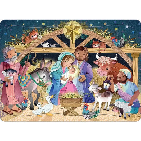 A Child is Born 35 Piece Tray Jigsaw Puzzle Cobble Hill