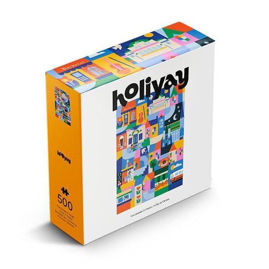 A Day in Vienna 500 Piece Jigsaw Puzzle Holiyay