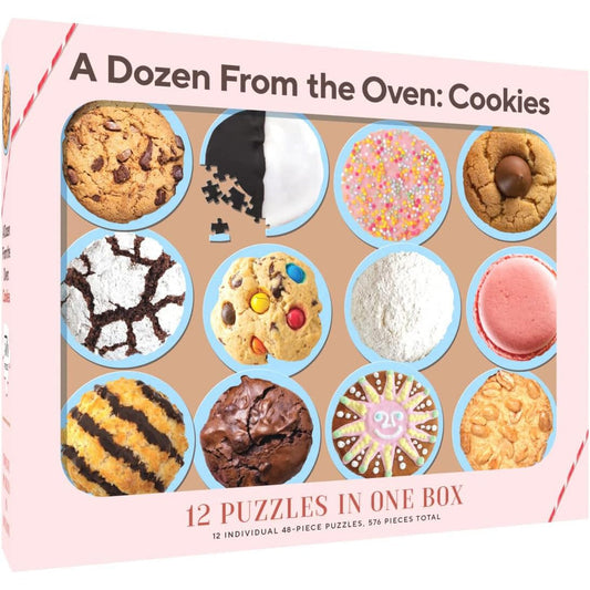 A Dozen From the Oven Cookies 576 Piece Jigsaw Puzzle Set Chronicle