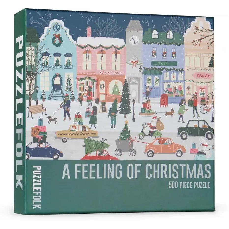 A Feeling of Christmas 500 Piece Jigsaw Puzzle PuzzleFolk