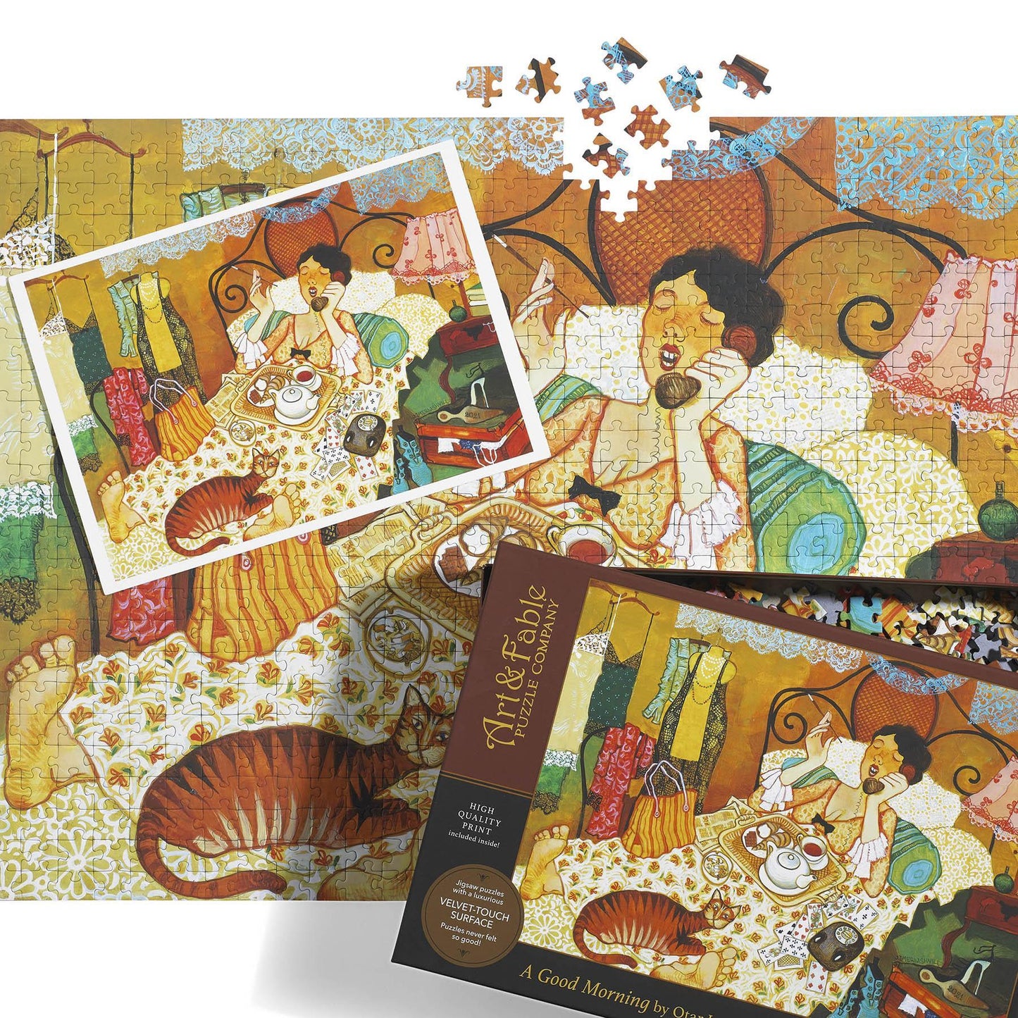 A Good Morning 750 Piece Premium Jigsaw Puzzle Art & Fable