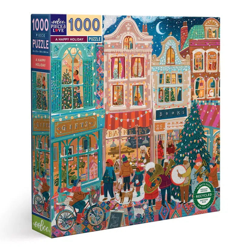 A Happy Holiday 1000 Piece Jigsaw Puzzle eeBoo