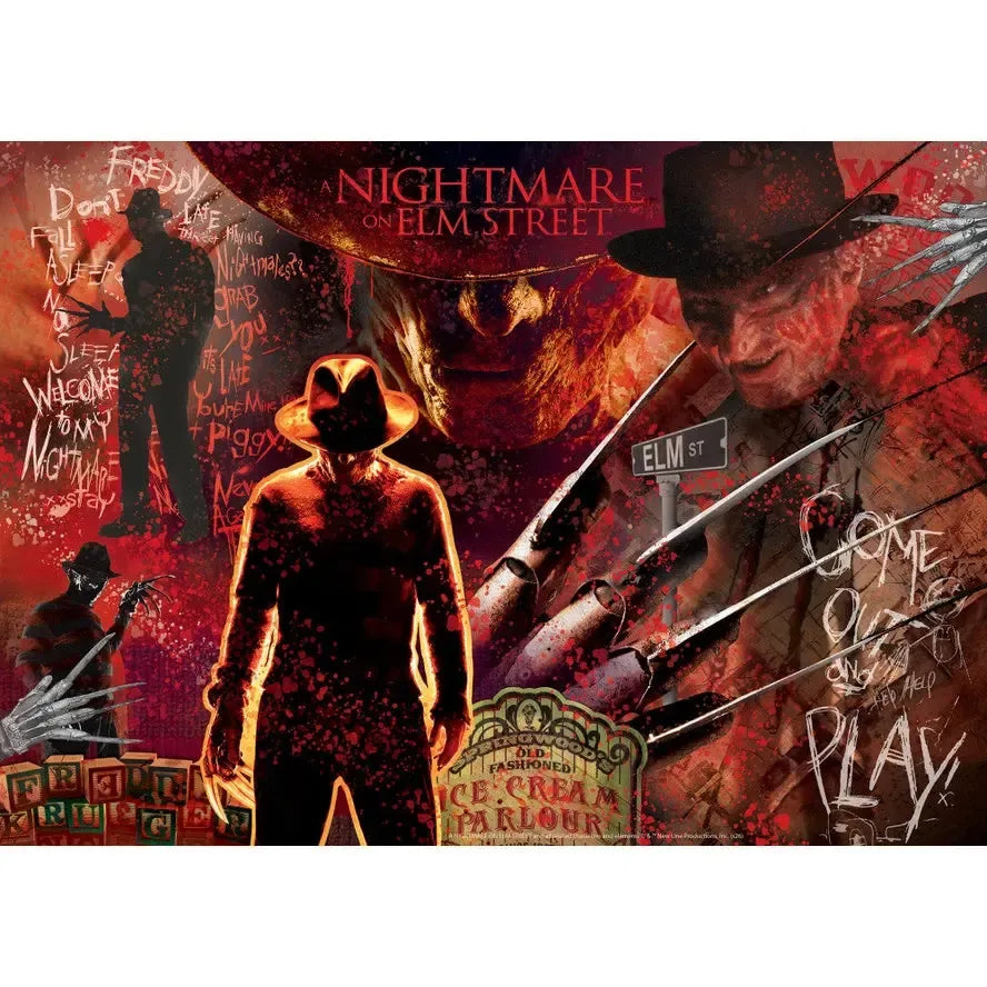 A Nightmare on Elm St Freddy Krueger 500 Piece Jigsaw Puzzle MasterPieces