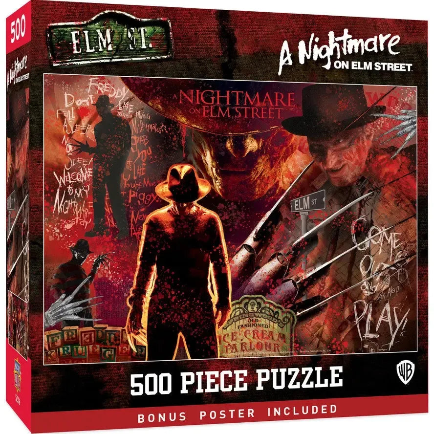 A Nightmare on Elm St Freddy Krueger 500 Piece Jigsaw Puzzle MasterPieces