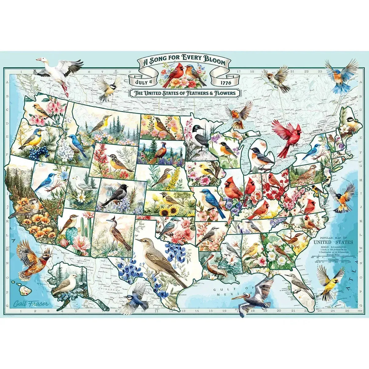 A Song for Every Bloom 300 Piece Jigsaw Puzzle Eurographics