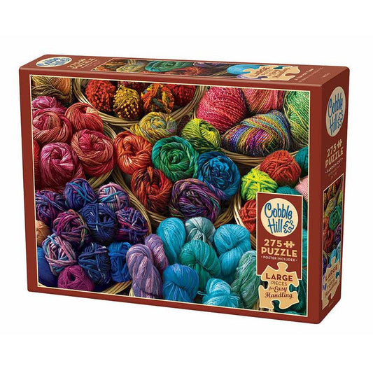 A Yen for Yarn 275 Large Piece Jigsaw Puzzle Cobble Hill