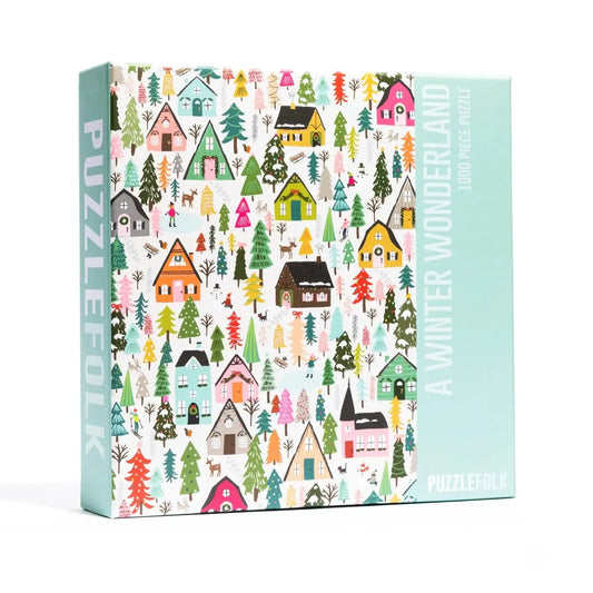A winter Wonderland 1000 Piece Jigsaw Puzzle PuzzleFolk
