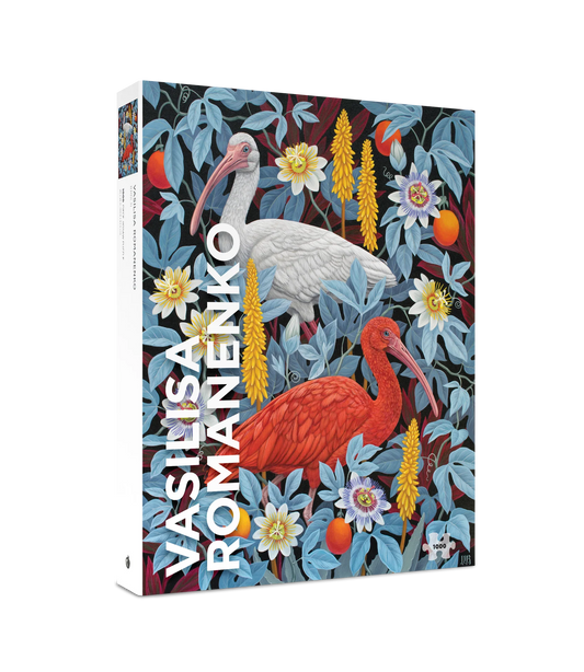 Ibises by Vasilisa Romanenko 1000 Piece Jigsaw Puzzle Pomegranate