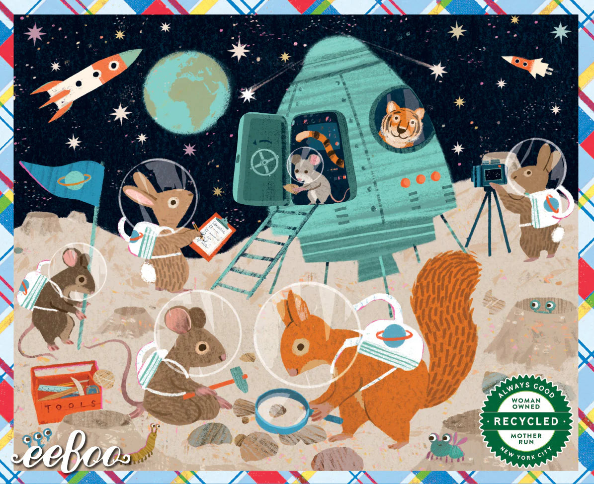 Set of 4 Victoria Ball 36 Piece Mini Jigsaw Puzzles eeBoo