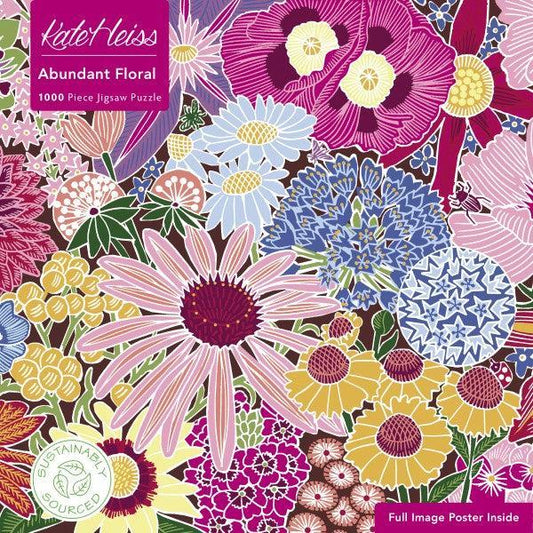 Abundant Floral by Kate Heiss 1000 Piece Jigsaw Puzzle Flame Tree