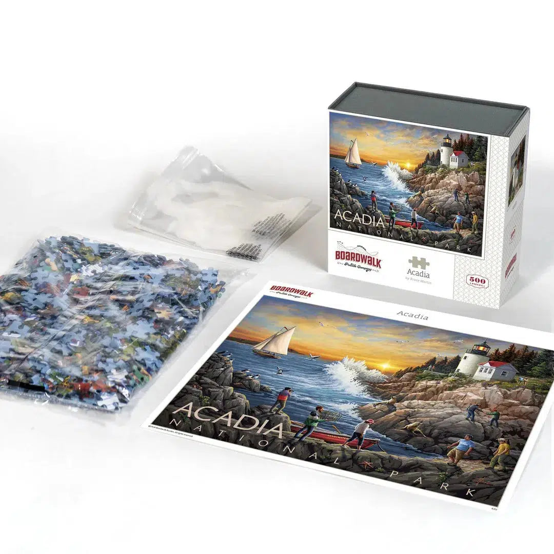 Acadia National Park 500 Piece Jigsaw Puzzle Boardwalk