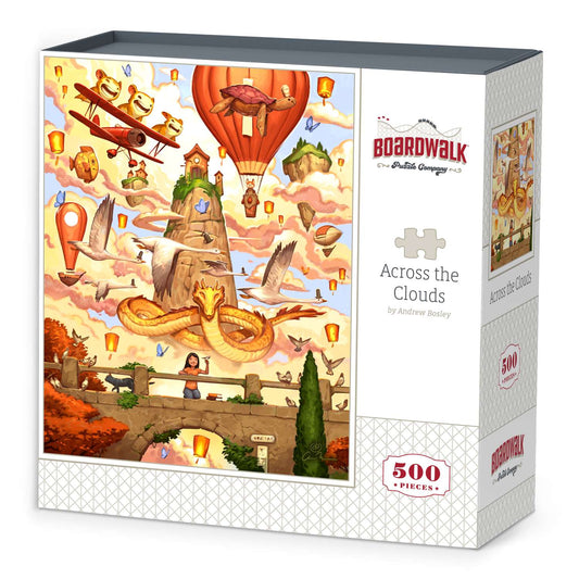 Across the Clouds 500 Piece Jigsaw Puzzle Boardwalk