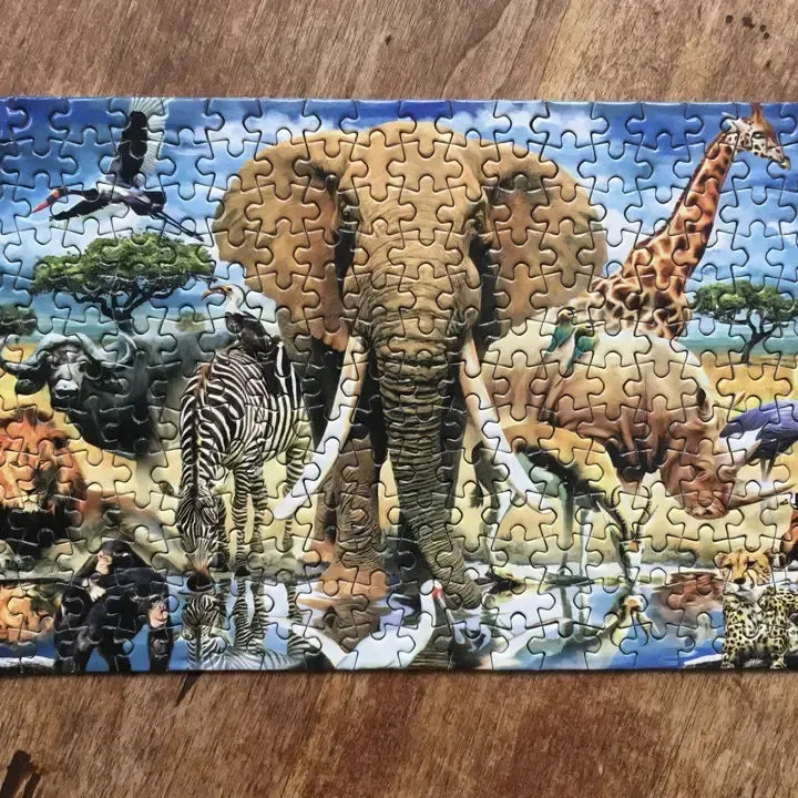 African Oasis 234 Piece "World's Smallest" Jigsaw Puzzle TDC