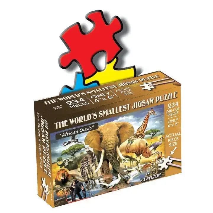 African Oasis 234 Piece "World's Smallest" Jigsaw Puzzle TDC