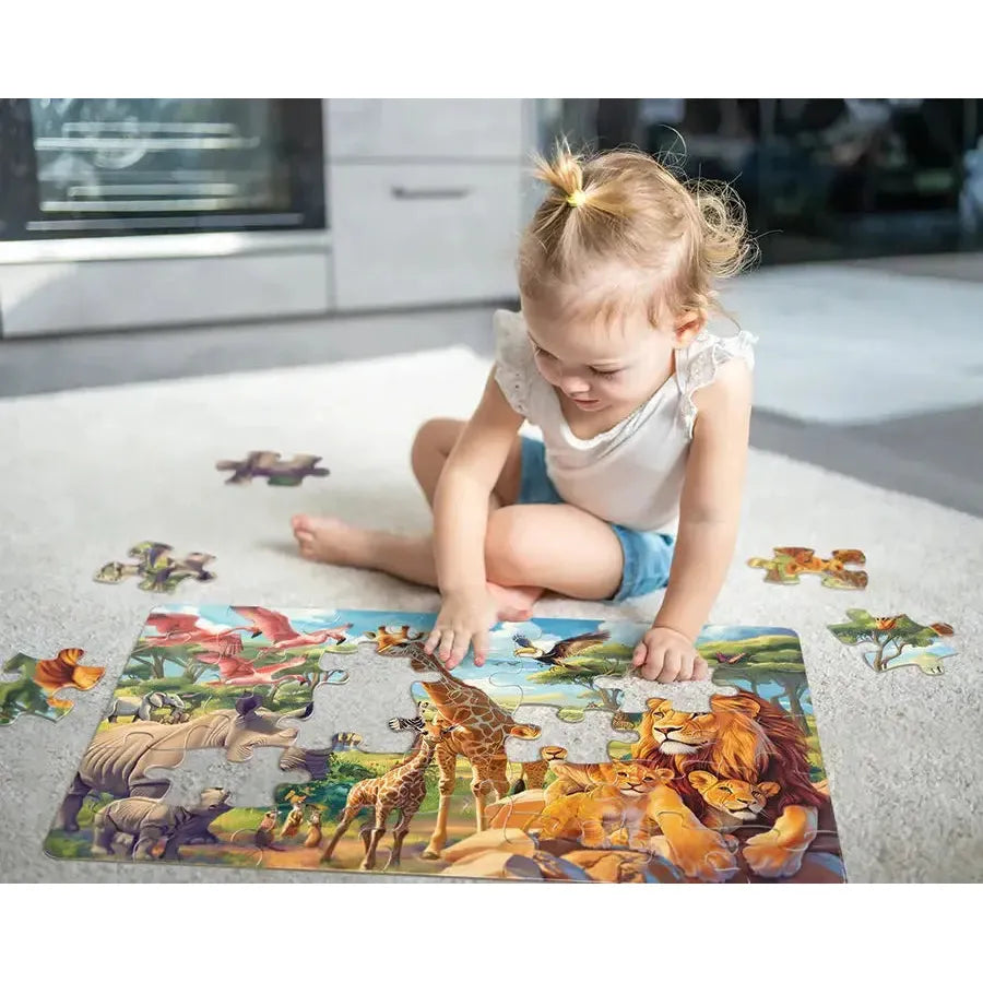 African Plains 35 Piece Floor Jigsaw Puzzle Cobble Hill