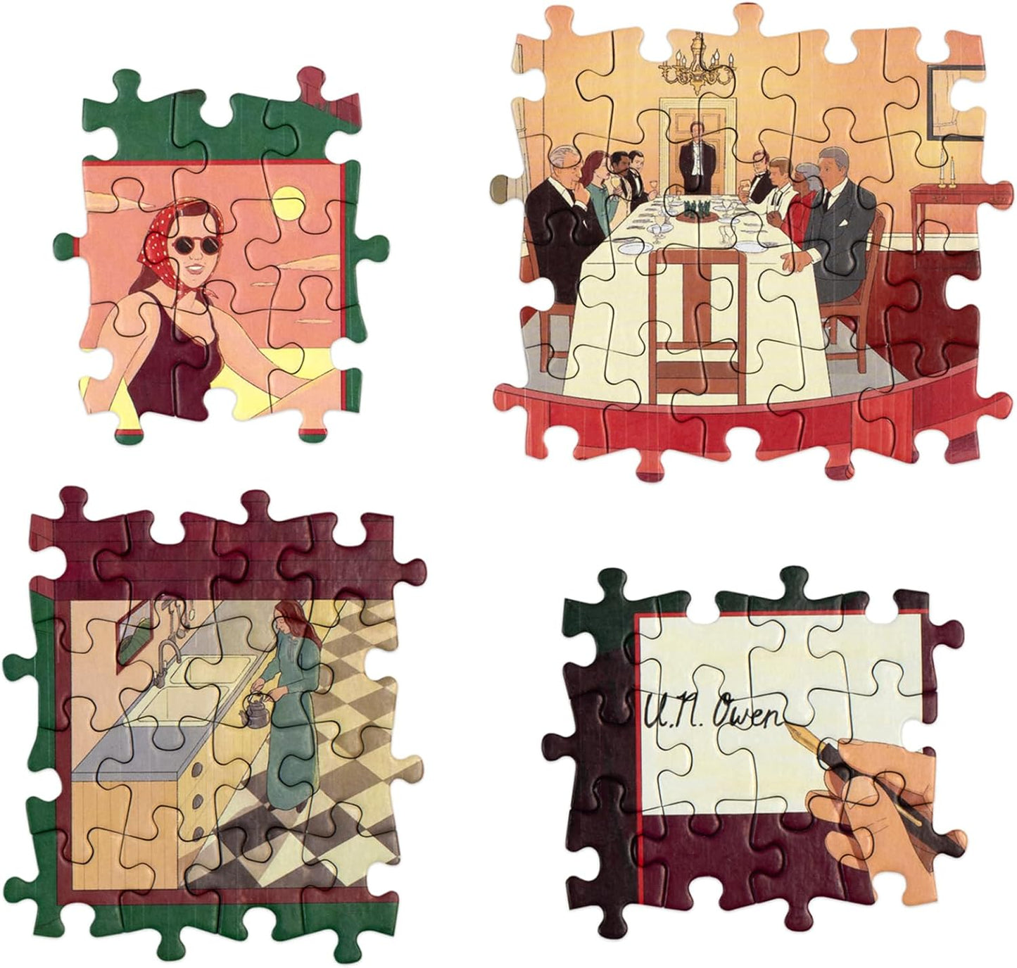 Agatha Christie & Then There Were None 1000 Piece Jigsaw Puzzle Laurence King