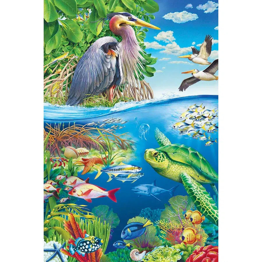 Air & Sea 48 Piece Floor Jigsaw Puzzle Cobble Hill