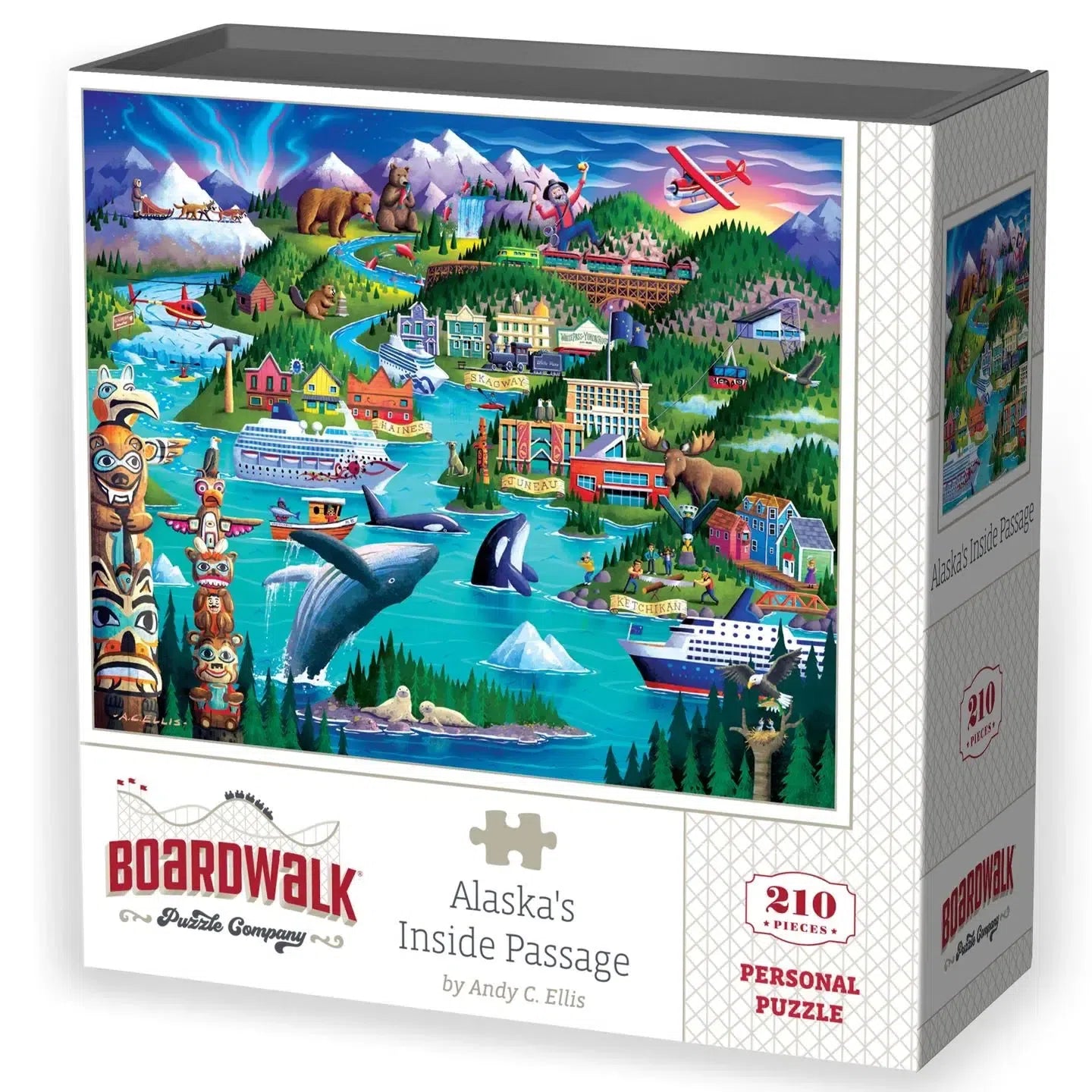 Alaska's Inside Passage 210 Piece Jigsaw Puzzle Boardwalk