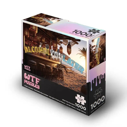 Alcoholyoulater 1000 Piece Jigsaw Puzzle WTF